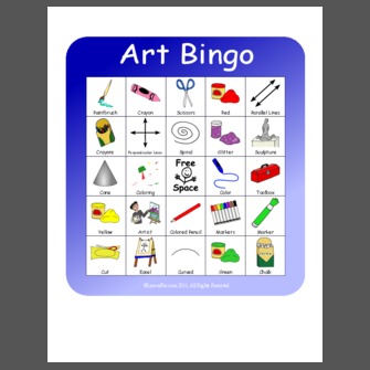 Art Bingo