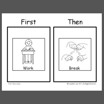 First work then break