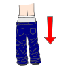 pull+pants+down. Picture