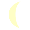 Waxing+Crescent+Moon Stencil