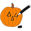 Draw Pumpkin Face Picture