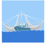Shrimp Boat Stencil