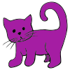 Purple Cat Picture