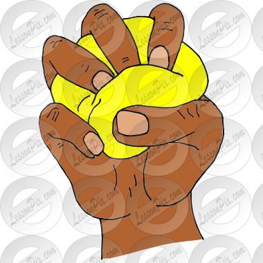 Stress Ball Picture for Classroom / Therapy Use - Great Stress Ball Clipart