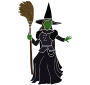 Wicked Witch Stencil