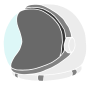 Astronaut Helmet Stencil