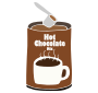 Hot Chocolate Mix Stencil