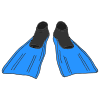 flippers_++blue+flippers.%0D%0AI+bought+blue+flippers. Picture