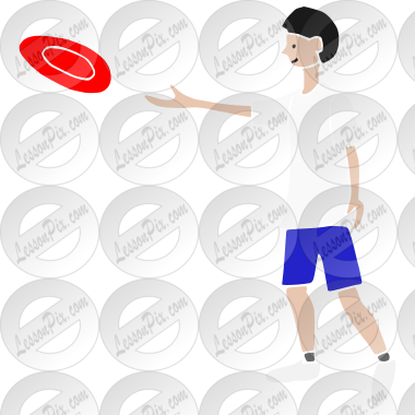Frisbee Stencil