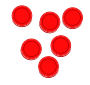 Red Checkers Stencil