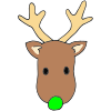 Green+Nose+Reindeer Picture