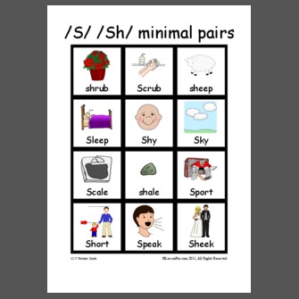 S And Sh Minimal Pairs