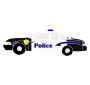 Police Car Stencil