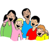 Friends Laughing