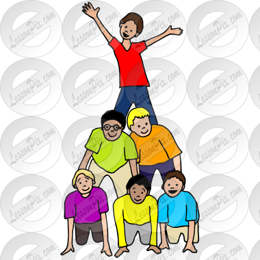 Human Pyramid  Picture