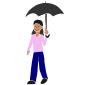 Umbrella  Stencil