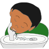 Mouth on Water Fountain