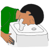Mouth on Water Fountain