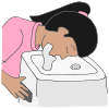 Mouth on Water Fountain
