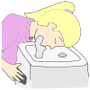 Mouth on Water Fountain