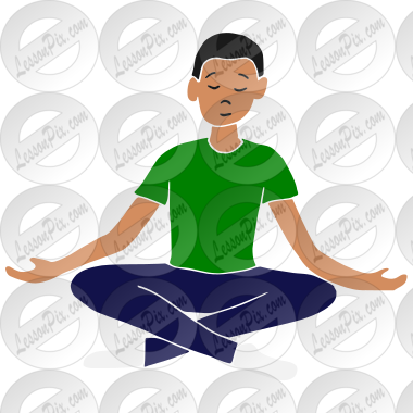 Easy Pose  Stencil