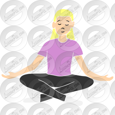 Easy Pose  Stencil