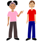 He