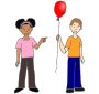 His