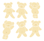 Teddy Bear Cookies Stencil