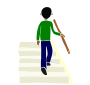 Hold Handrail  Stencil