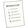 Grocery List Picture