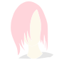 Pink Hair Stencil