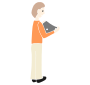 Hold Laptop