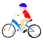 Biking  Stencil