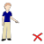 over there