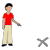 over there