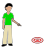 over there