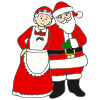 Santa and Mrs Claus