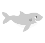 Shark  Stencil