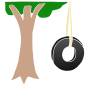 Tire Swing  Stencil