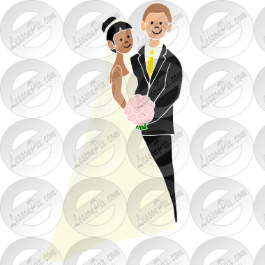 Wedding Couple Stencil
