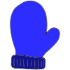 Blue Mitten