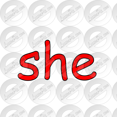 she