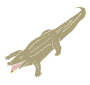 Crocodile Stencil