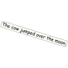 Sentence Strip