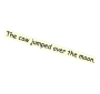 Sentence Strip  Stencil