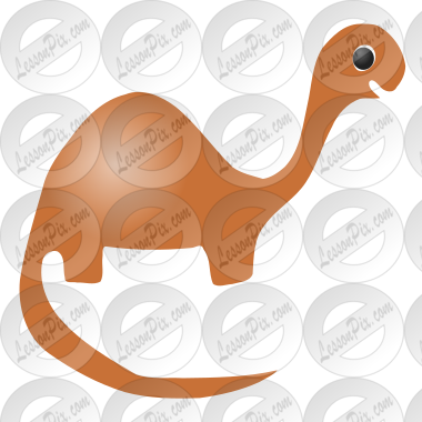 Brontosaurus Stencil