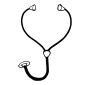 Stethoscope Outline