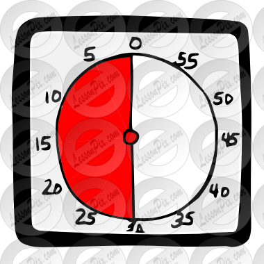 Visual Timer  Stencil