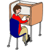 Carrel Desk